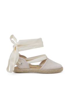 Chaussures-Chaussures bébé 17-26-Marche fille 19-26-Sandales-Espadrille fille rubans