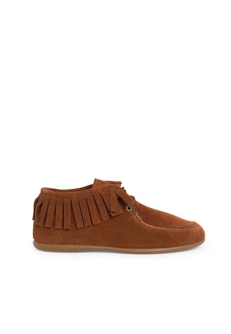 Bottines enfant  à franges Beige+Bleu marine+Camel+Gris+Rose+Taupe 11 - vertbaudet enfant 