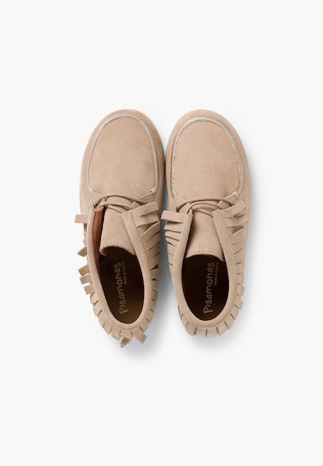 Bottines enfant  à franges Beige+Bleu marine+Camel+Gris+Rose+Taupe 5 - vertbaudet enfant 