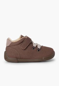 Chaussures-Chaussures garçon 23-38-Chausson renforcé avec lacets élastiques et sangle adhérente
