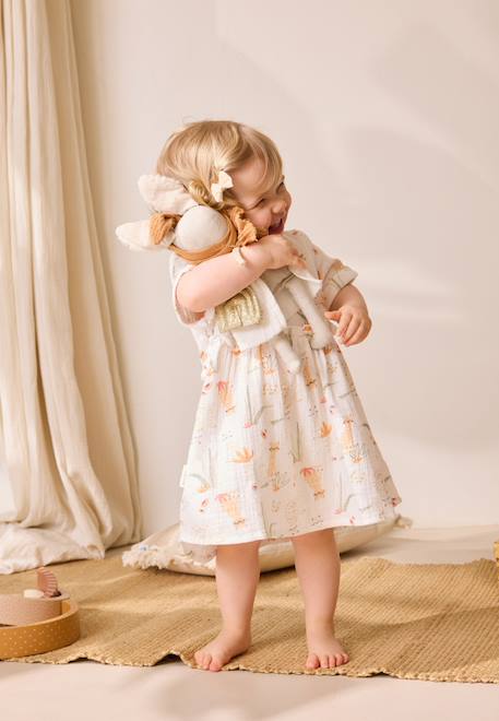 Bébé-Ensemble-Robe bébé en gaze de coton sierra