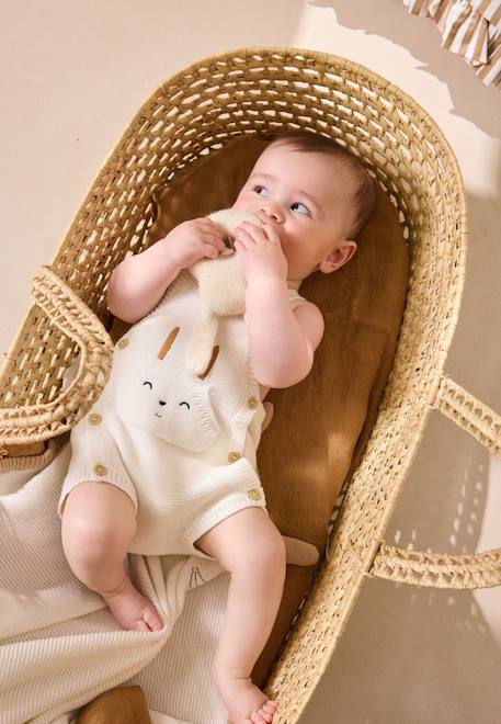 Bébé-Salopette bébé en tricot hello baby