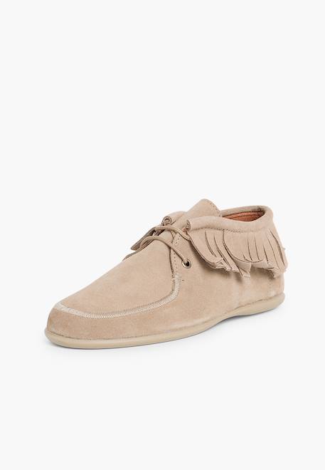 Bottines enfant  à franges Beige+Bleu marine+Camel+Gris+Rose+Taupe 2 - vertbaudet enfant 