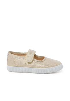 Chaussures-Babies effet brillant bande adhésive
