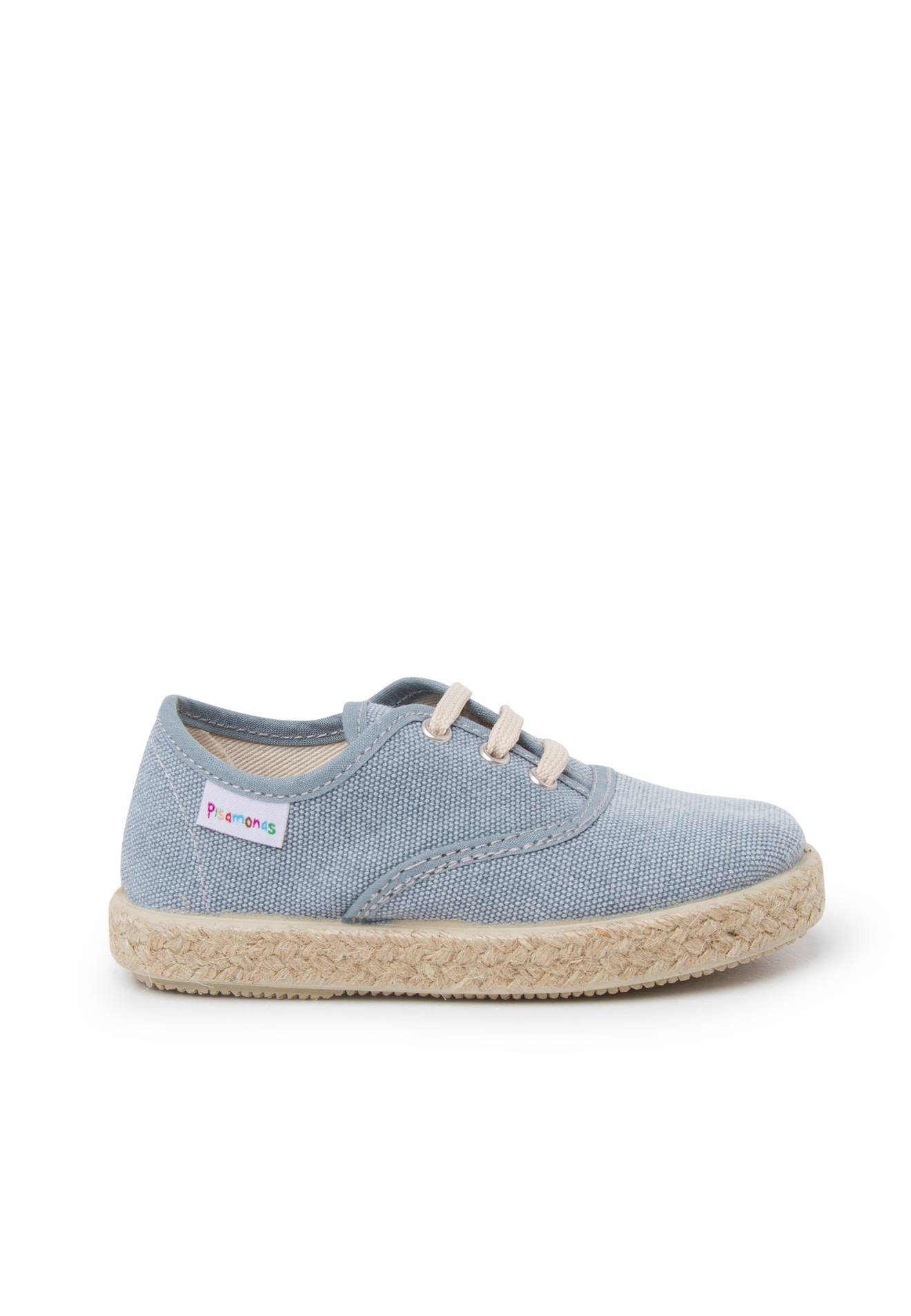 Baskets En Toile Lacets Semelle Espadrille Océan