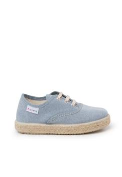 Baskets en toile lacets semelle espadrille  - vertbaudet enfant