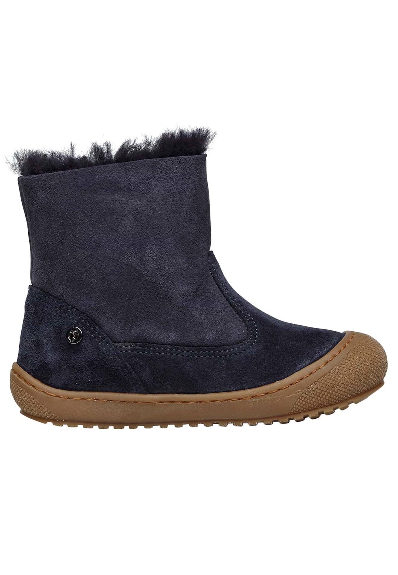 Bottines Doublées De Laine Cozy Hug Marine-