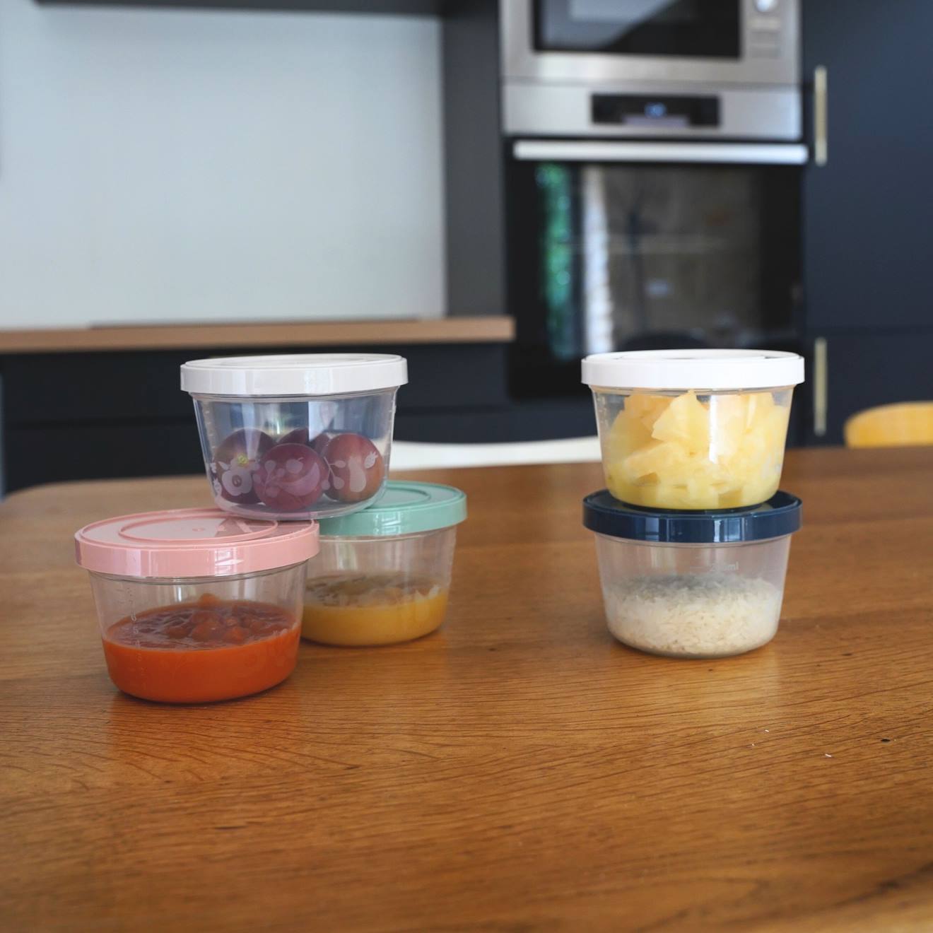 5 Boîtes De Conservation 250ml Transparent (Thermobaby) - Image 1