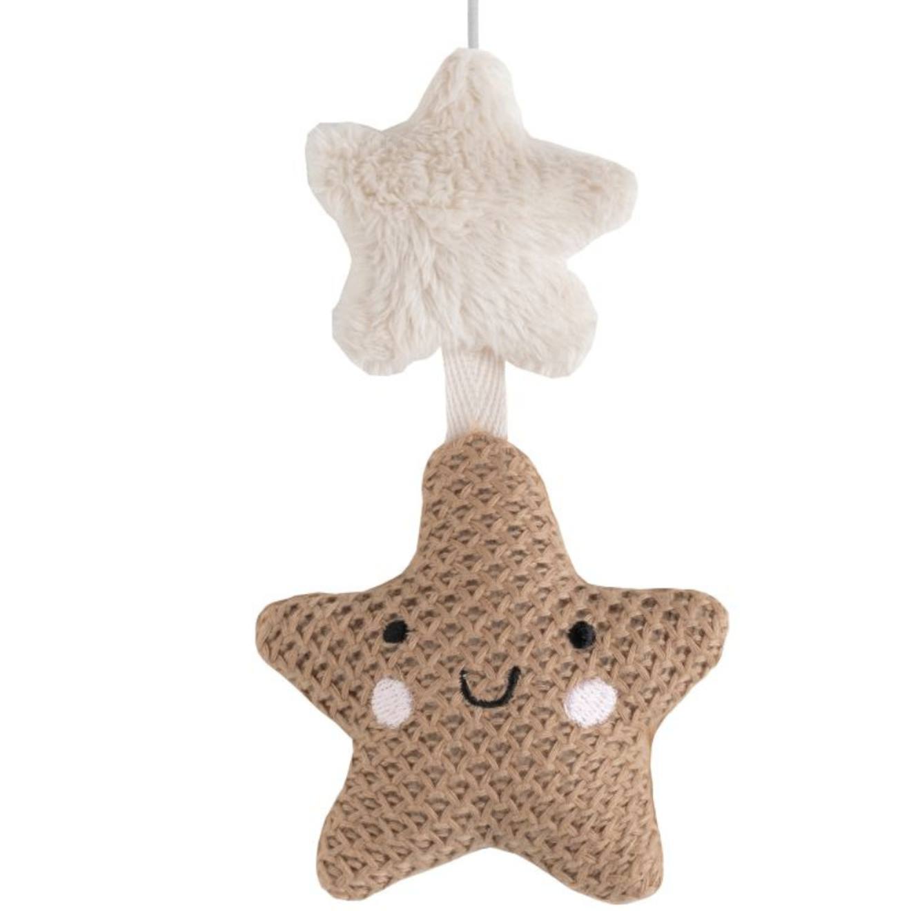 Mobile Musical Animaux Vert D'eau Beige, Marron, Noir (Baby's Only) - Image 2