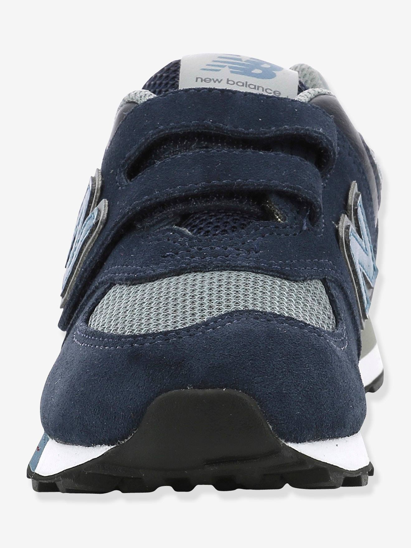 Baskets Scratchees Cuir Bebe Garcon 574 New Balance Gris New Balance