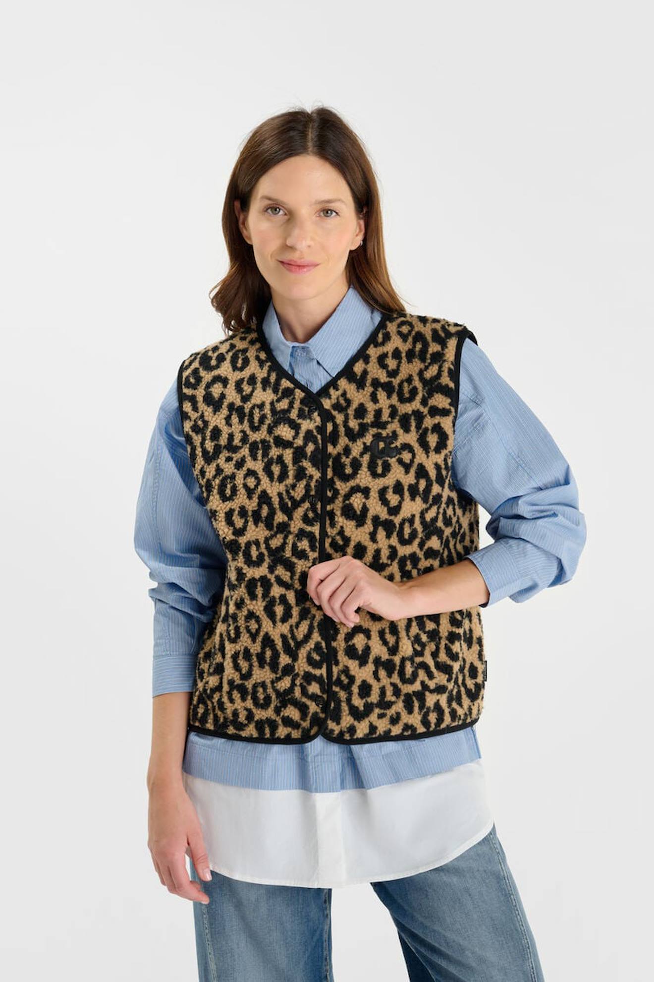 Veste Sans Manches Gudrugi Leopard