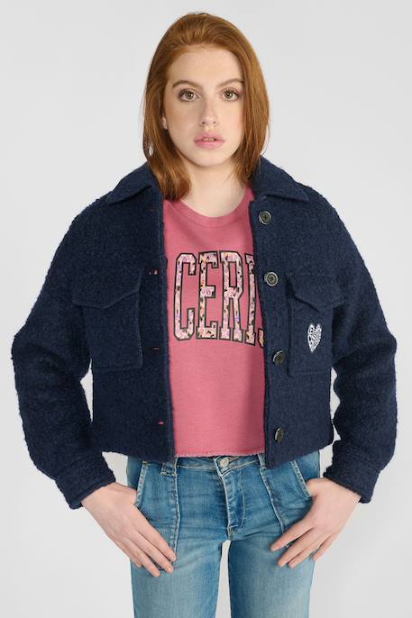 Fille-Veste en laine yosephgi
