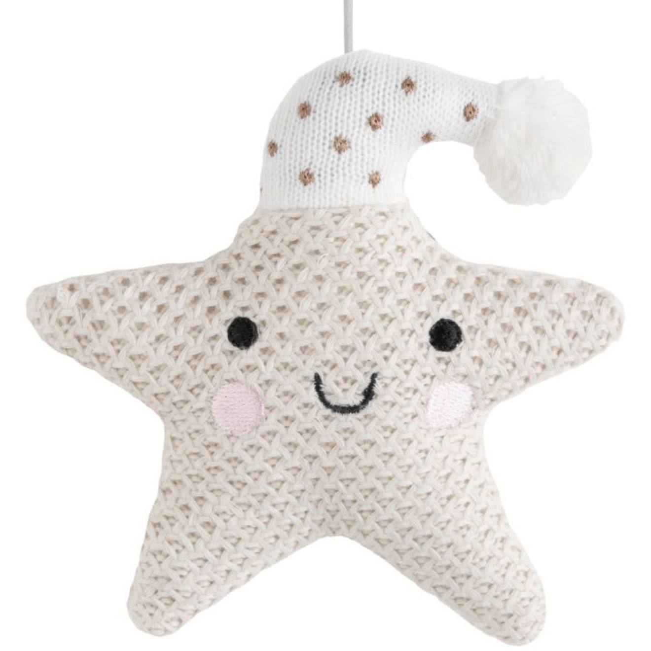 Mobile Musical Animaux Vert D'eau Beige, Marron, Noir (Baby's Only) - Image 1