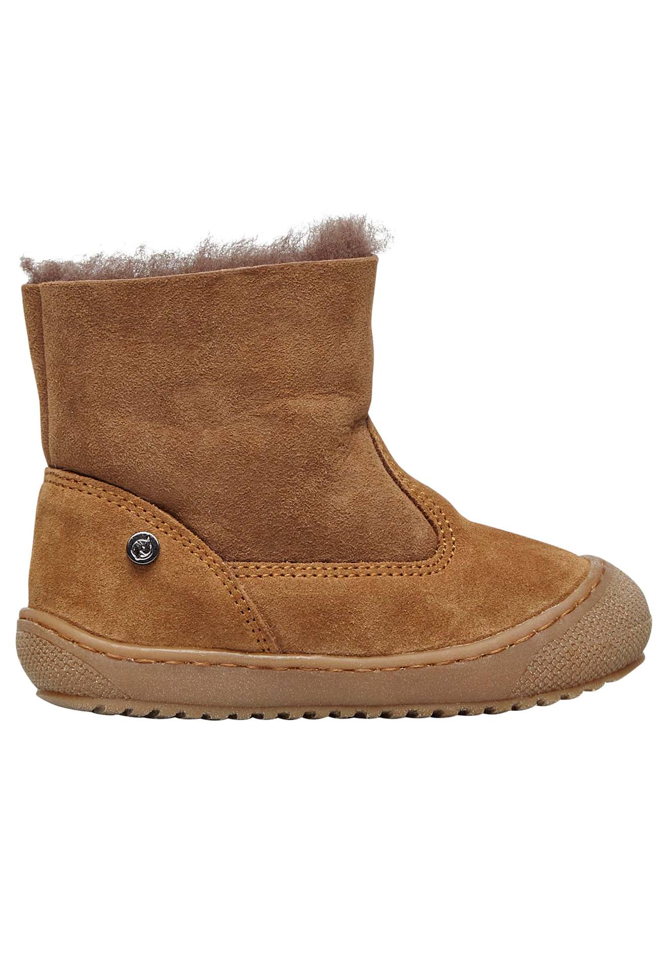 Bottines Doublées De Laine Cozy Hug Marron-