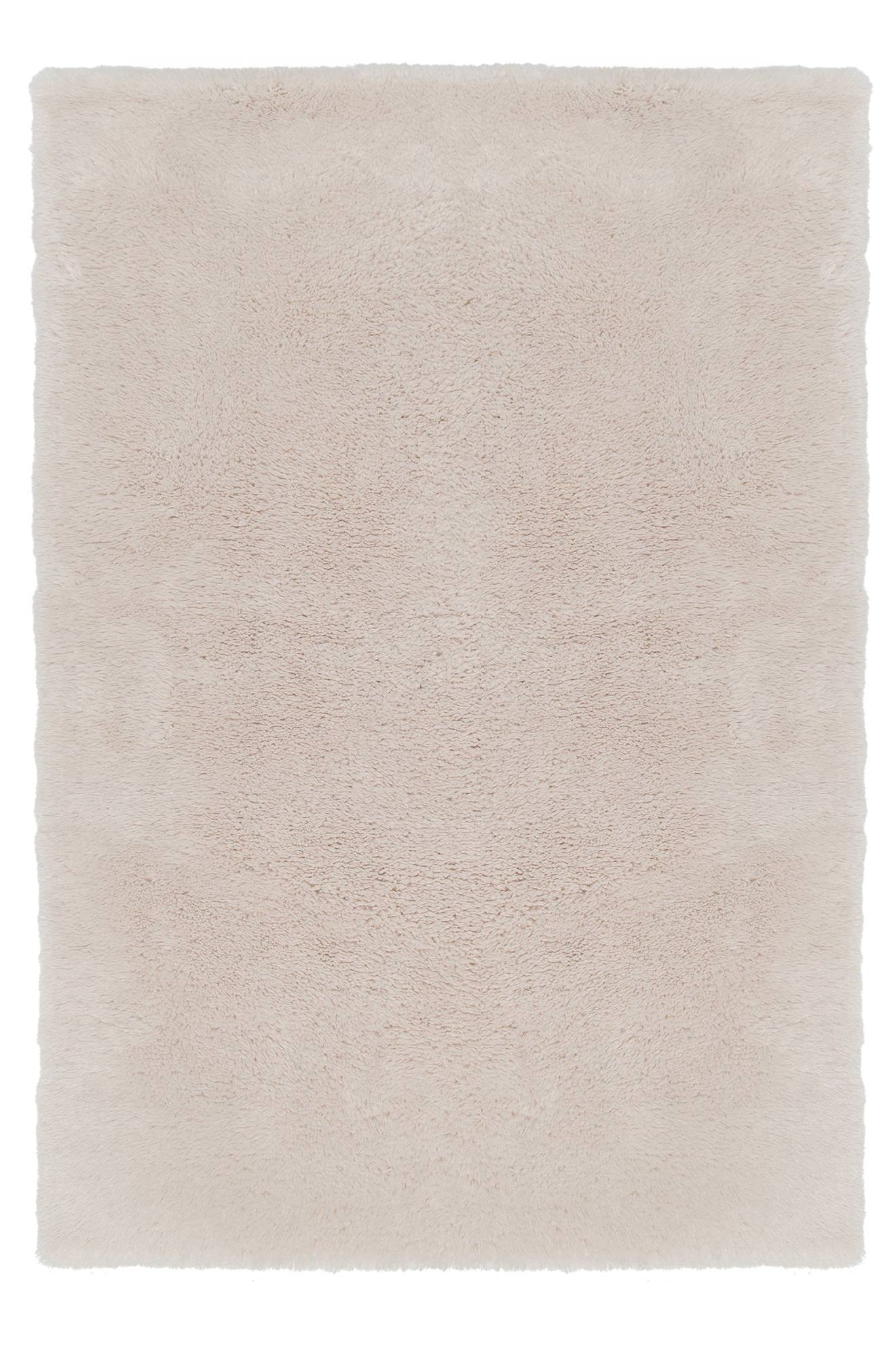Tapis Shaggy Ultra-doux Effet Laine Nukka Beige