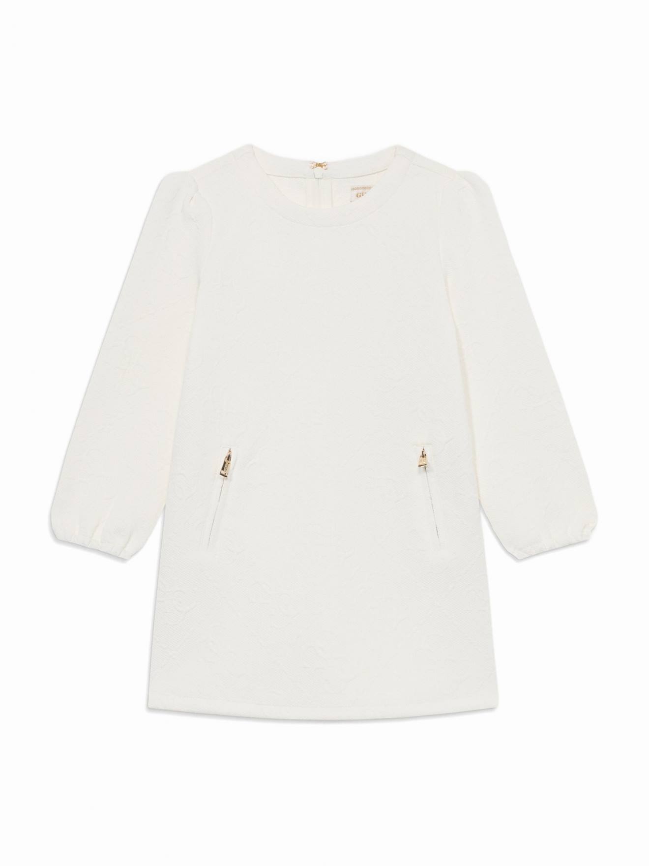 Robe Toddler A Line Dress Cream White