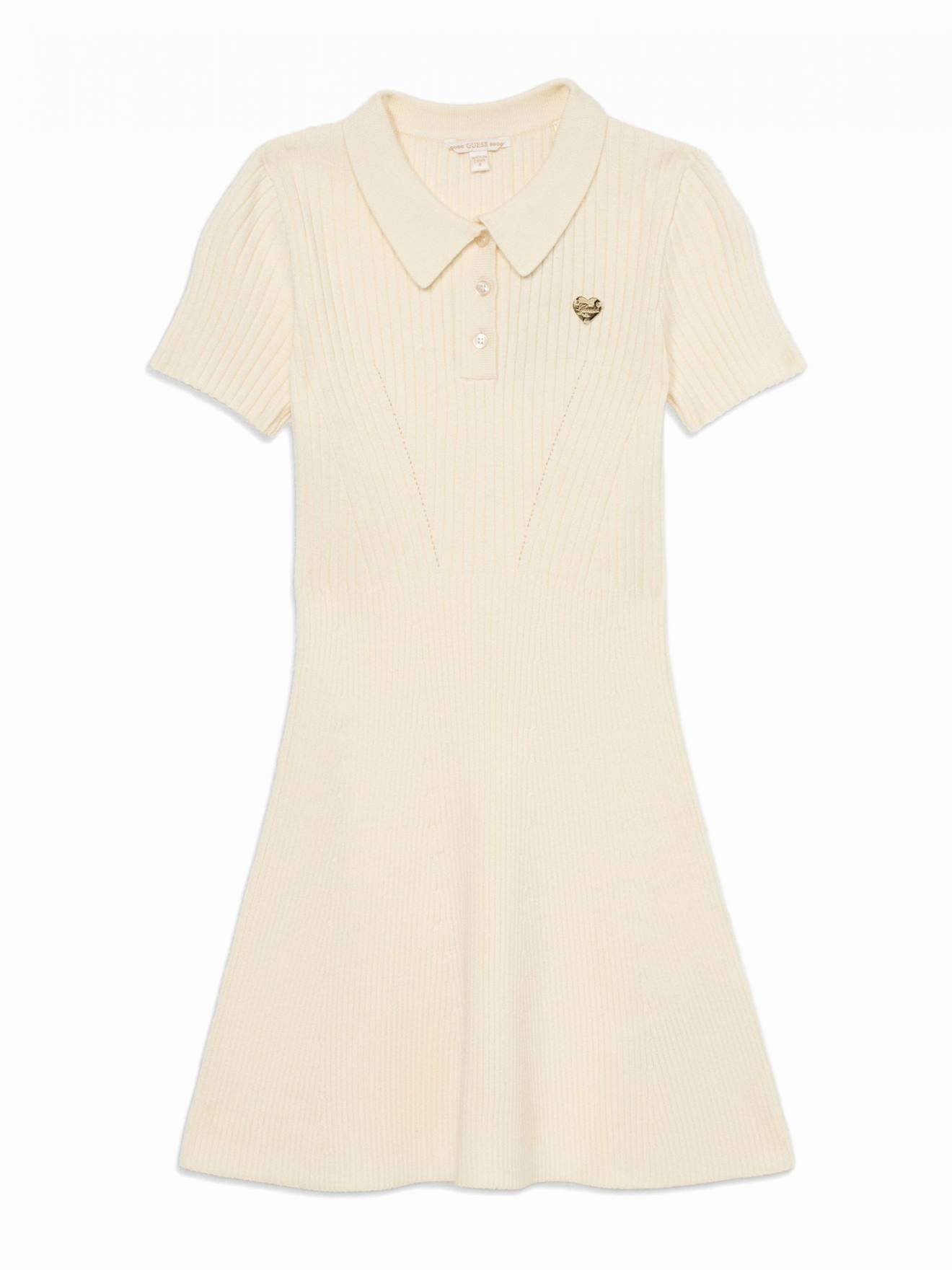 Robe Core Junior Dress Cream White