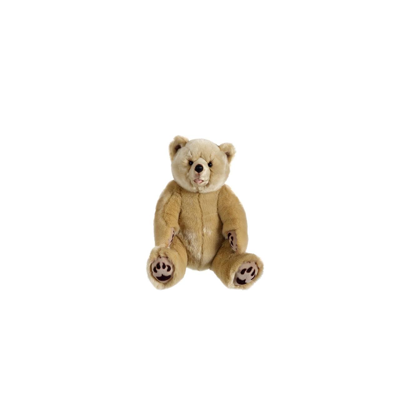 Peluche - Ours Grizzly Assis Brun - 42 Cm Beige