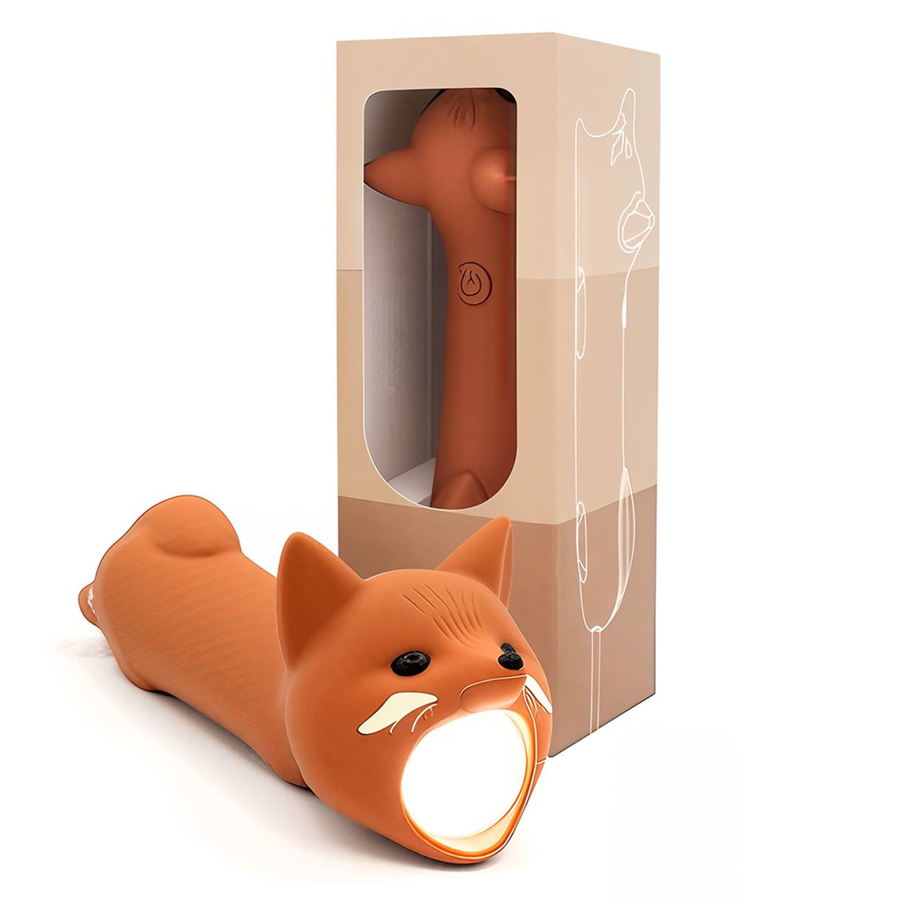 Lampe Torche Animaux En Silicone Pour Enfants Camel