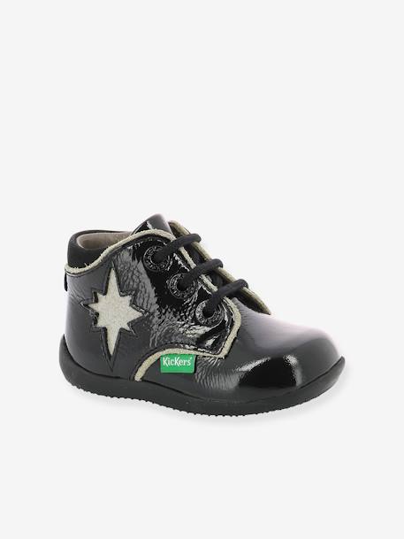 Bottillons Cuir Bebe Fille Birock Kickers Black Kickers