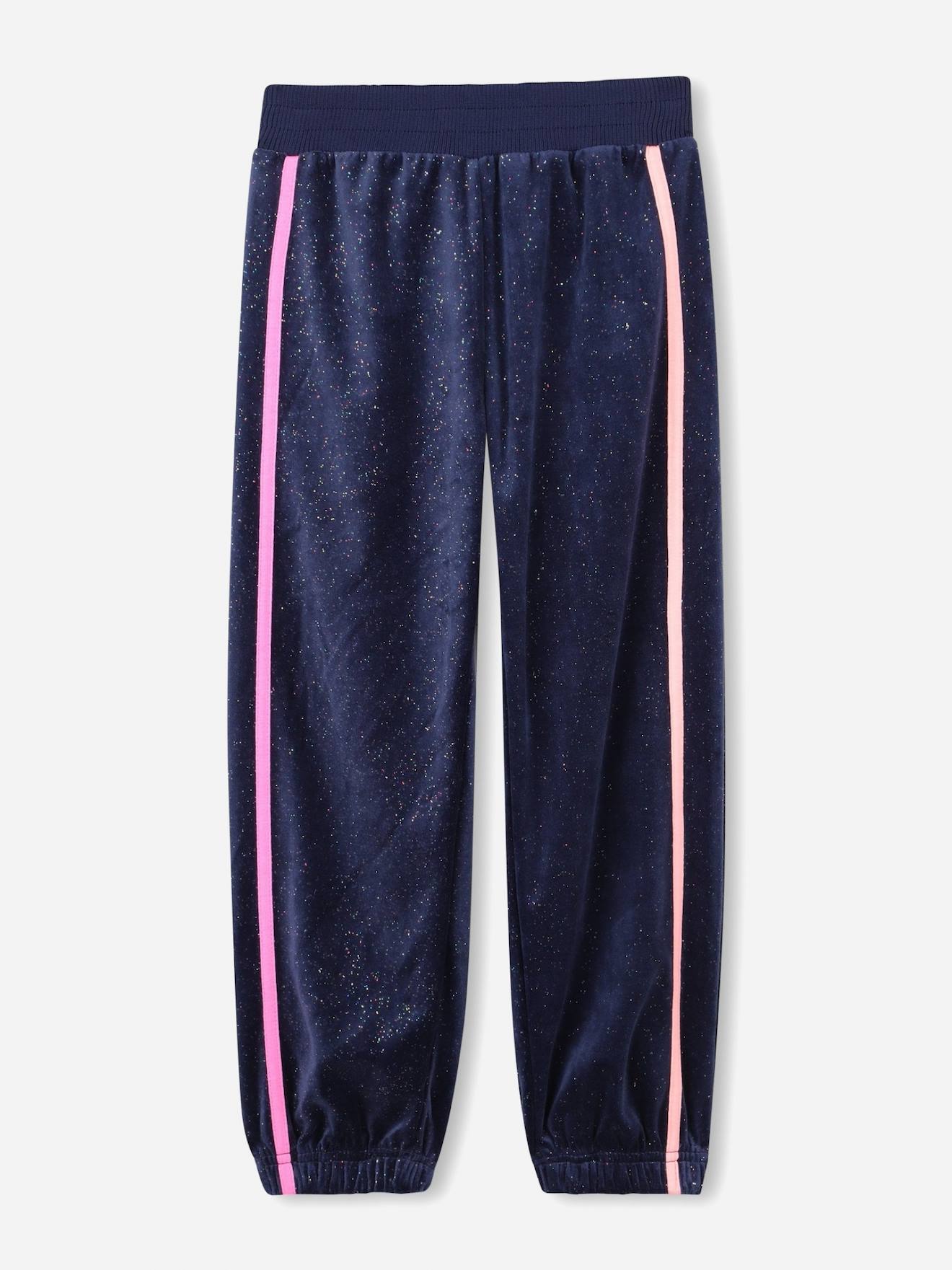 Jogging En Velours Navy