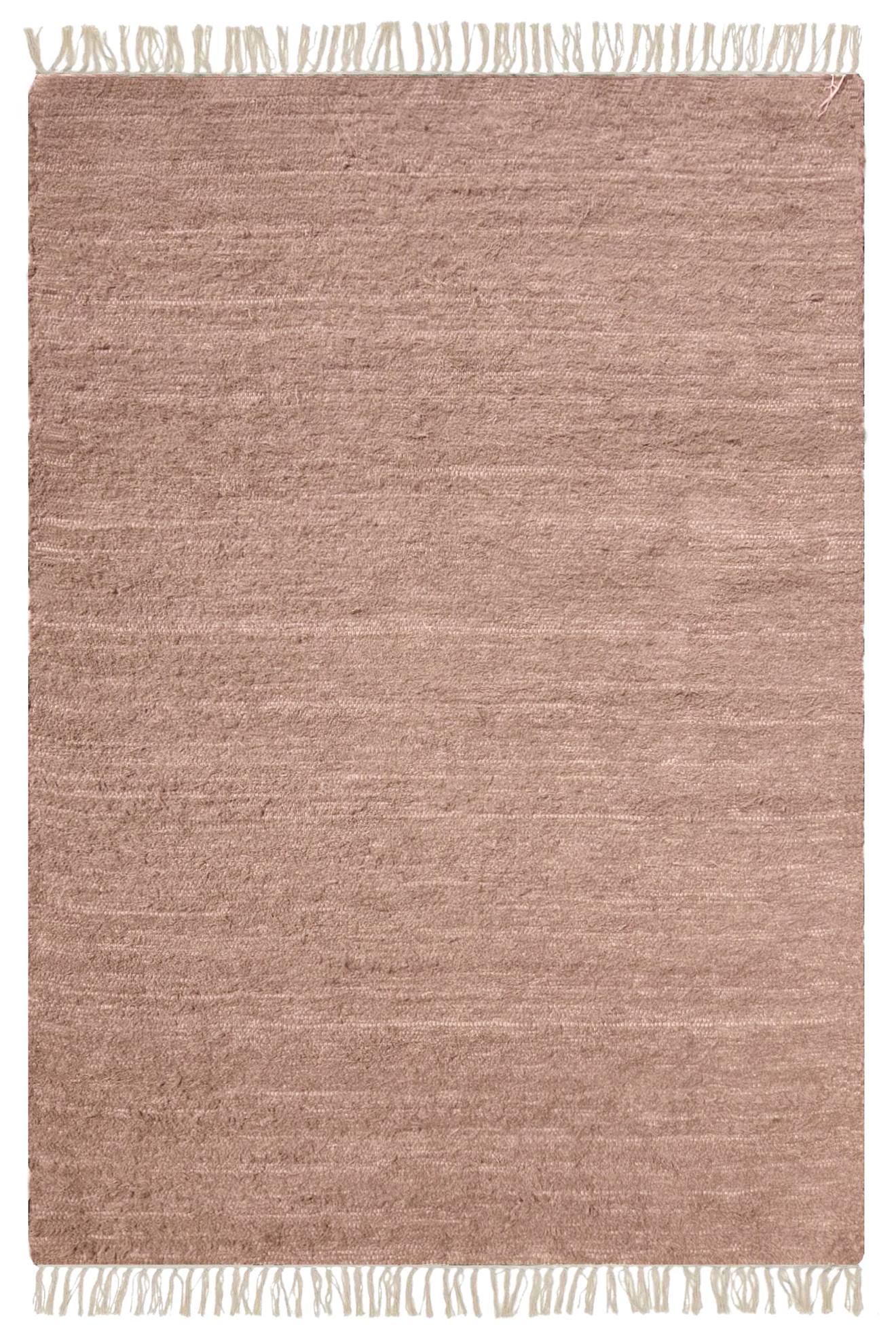 Tapis En Coton Recyclé Tissé À La Main Amalia Rose