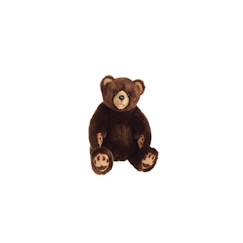 Jouet-Premier âge-Peluches-Peluche - ours grizzly assis brun - 42 cm