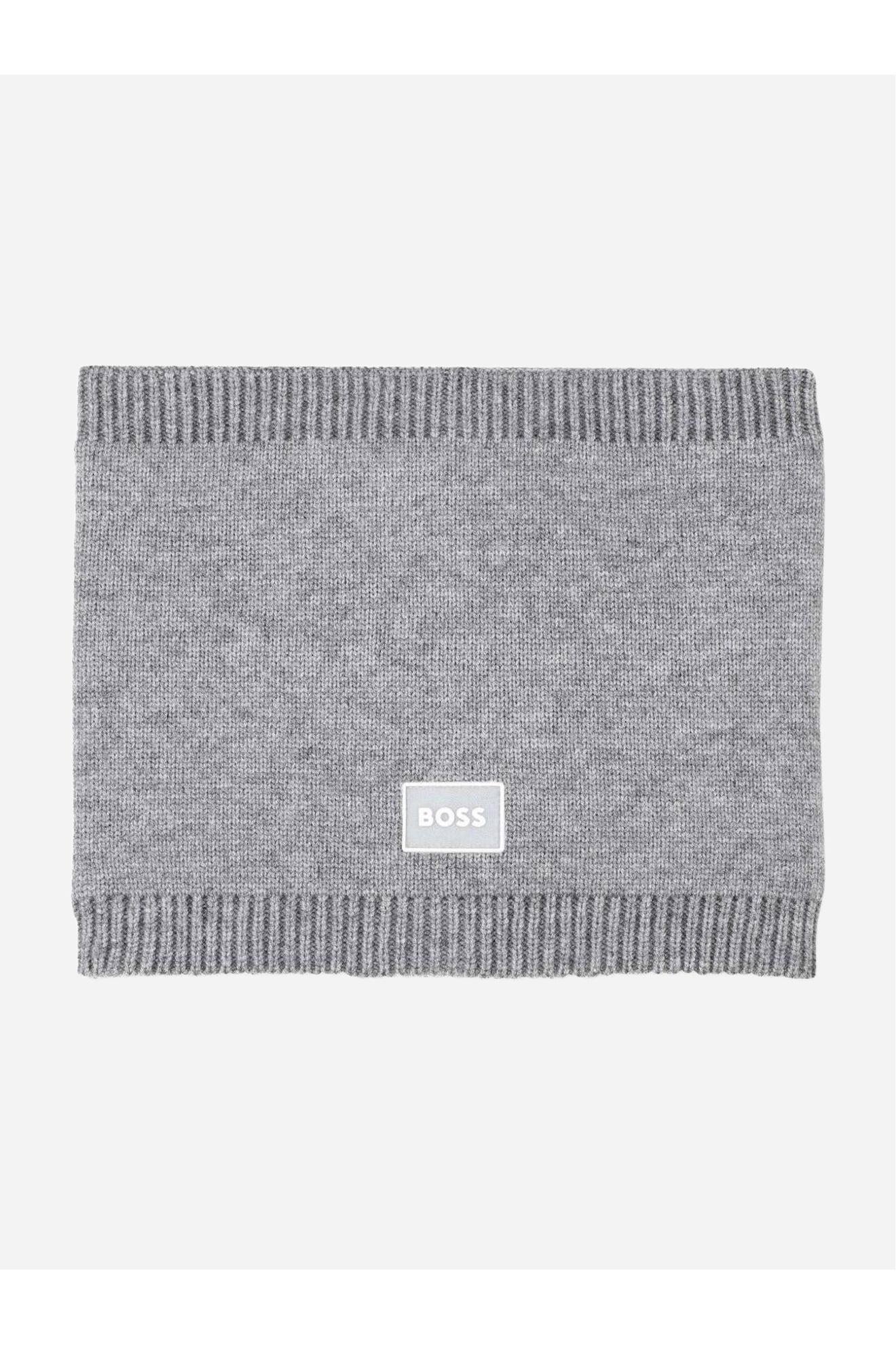 Écharpe Avec Badge Grey