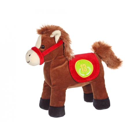 Peluche - race poneez sonore 22cm Bleu+Bleu clair+Corail+Foncé - Bleu clair+Jaune+Jaune - orange+Jaune - rouge+Orange+Rouge+Rouge - violet+Vert+Violet 33 - vertbaudet enfant 