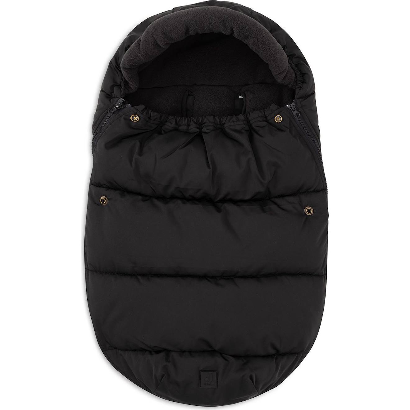 Nid D'ange Passe Sangle Puffed Biscuit (groupe 0+) Noir (Jollein) - Image 1