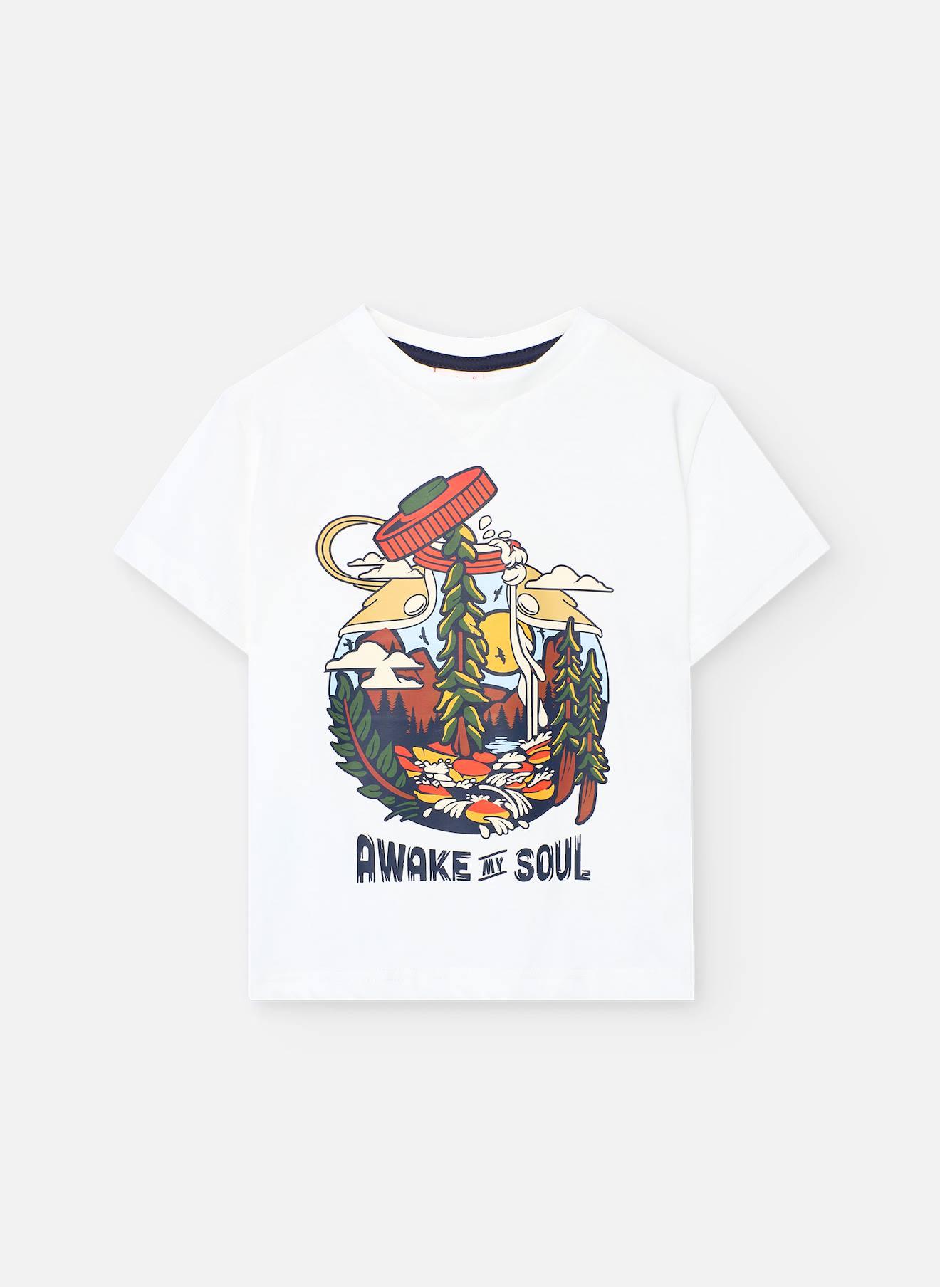 T-shirt Garçon Coton Blanc