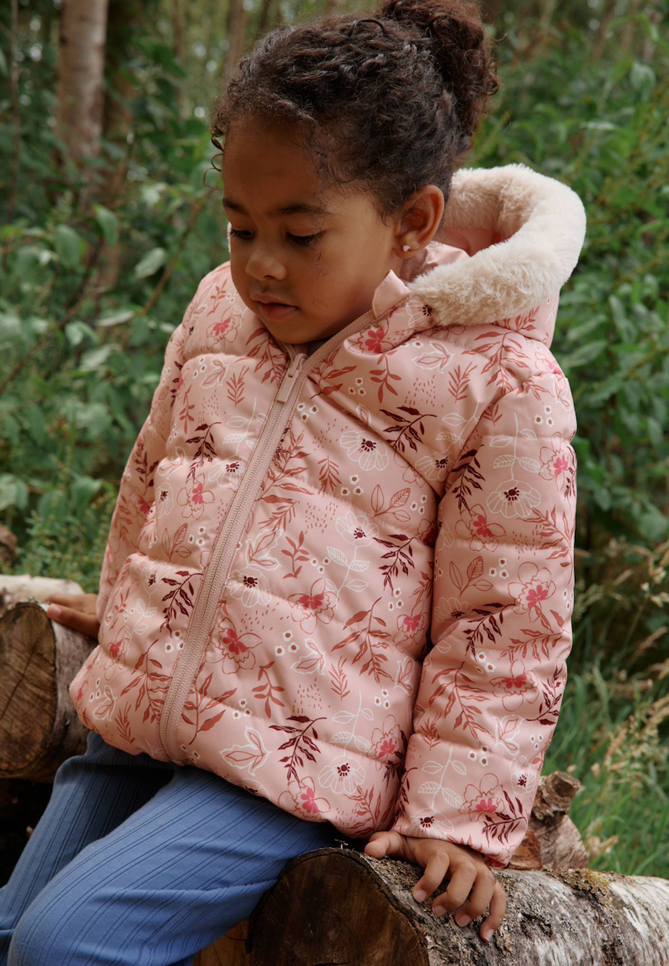 Doudoune Réversible Imperméable Avec Capuche Manouk Rose
