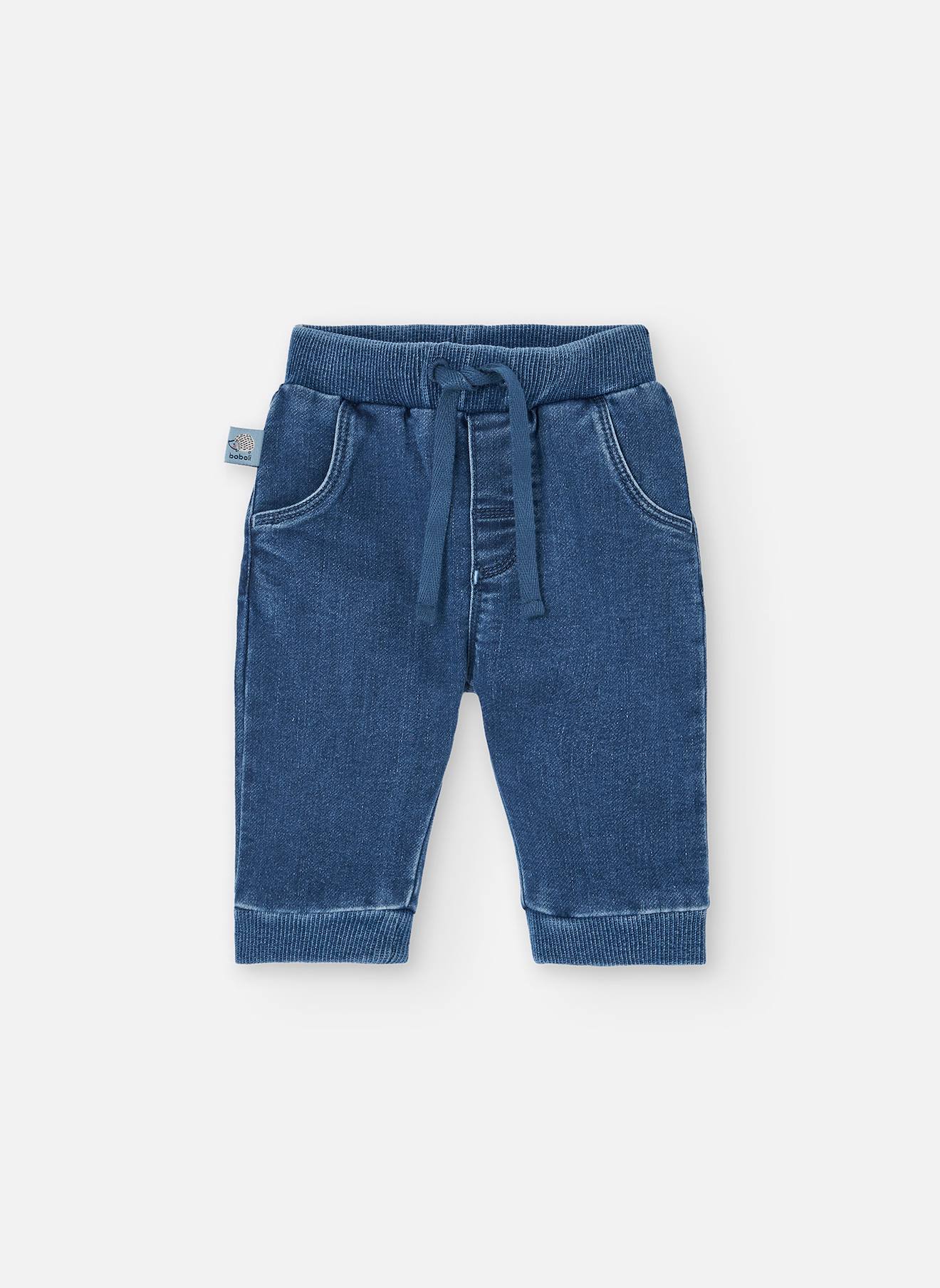 Pantalon Bébé En Tricot Bleu