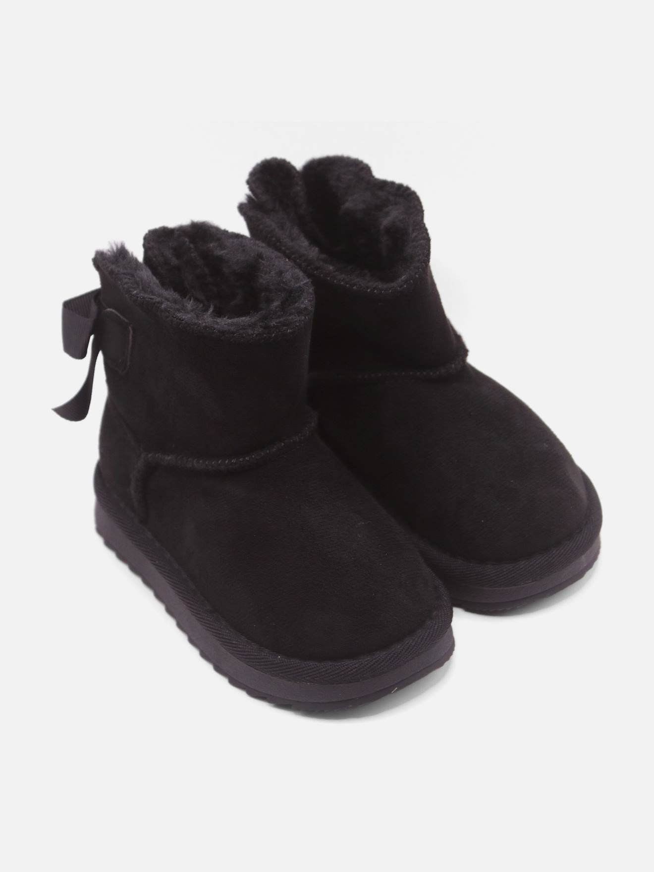 Bottines À Noeuds Noir