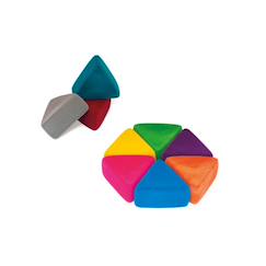 -Triangles rubbabu - jouet éducatif pour enfants