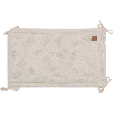 Tour de lit cosy knit biscuit (pour lits 60 x 120 ou 70 x 140 cm) Beige+Ecru+Marron 2 - vertbaudet enfant 