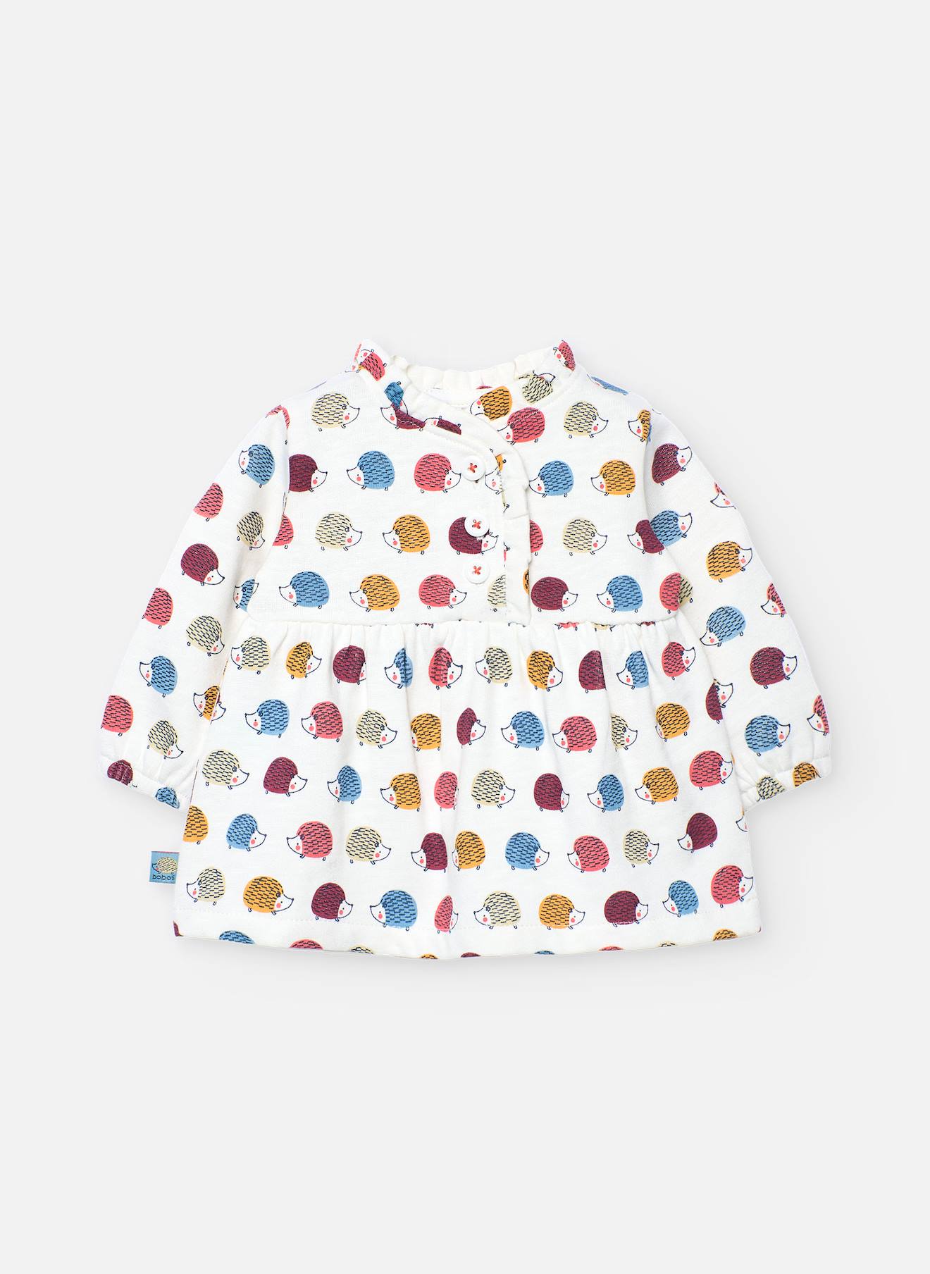 Robe Pour Bébé Avec Imprimé De Hérissons Multicolore