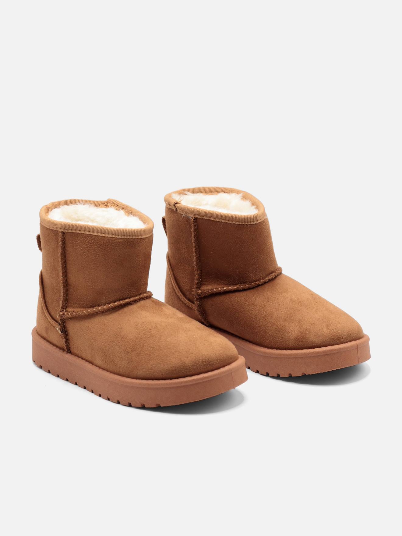 Bottines À Enfiler Camel