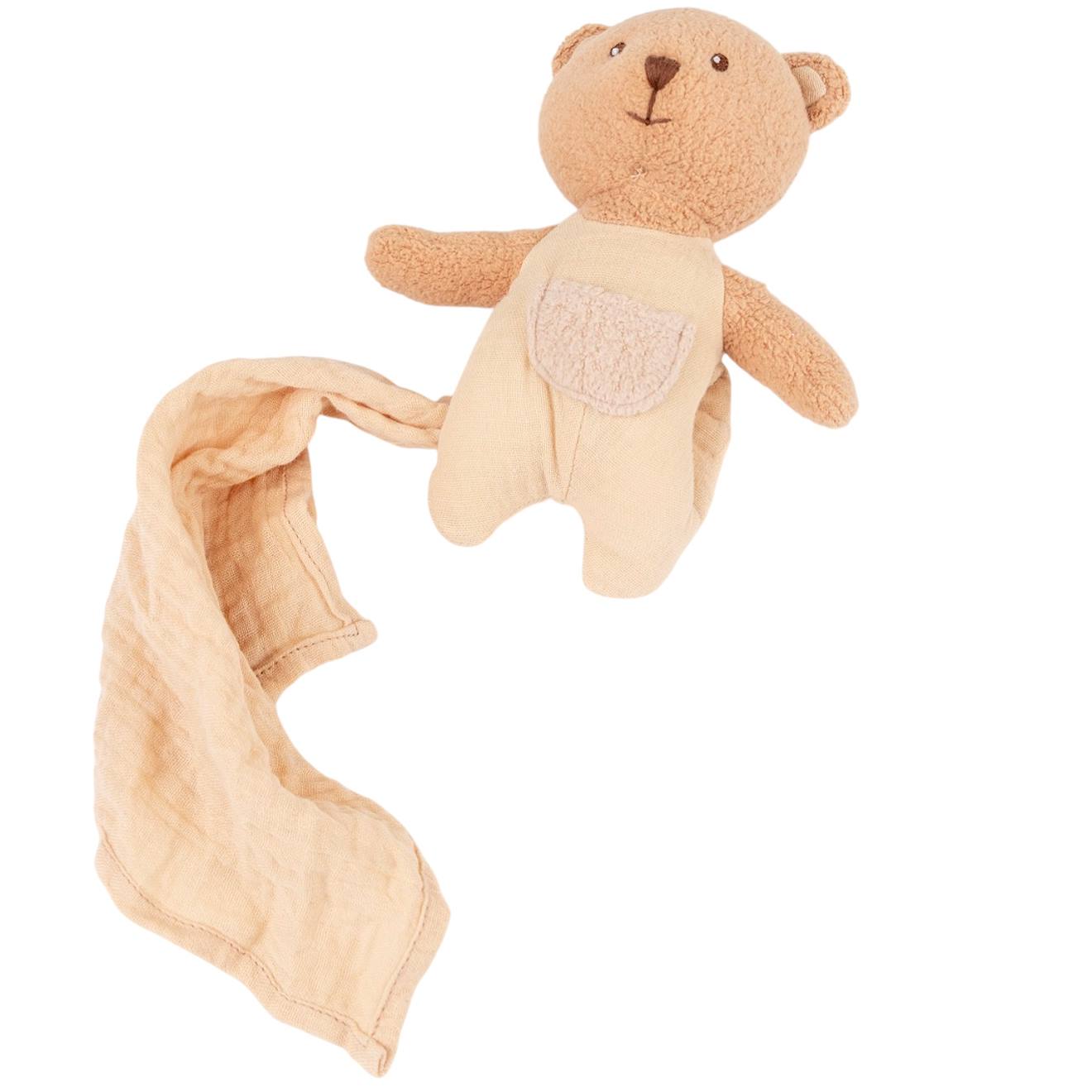Peluche Marcel L'ours Et Son Doudou Beige