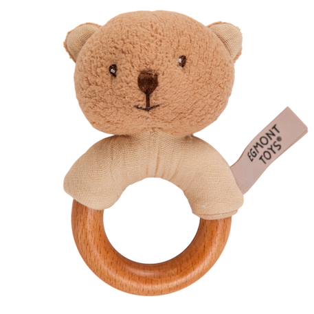 Egmont Toys - Hochet En Bois Marcel L'ours Beige