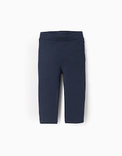 Bébé-Pantalon, jean-Jegging en coton polyester peigné uni