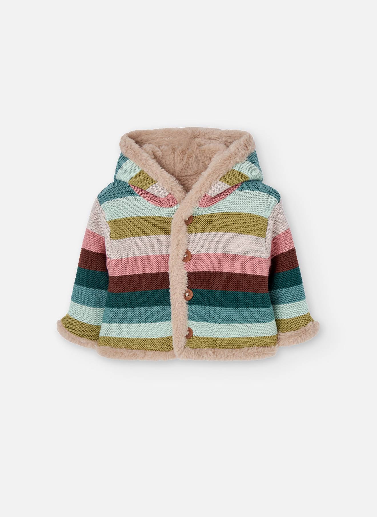 Veste Réversible Pour Bébé Beige