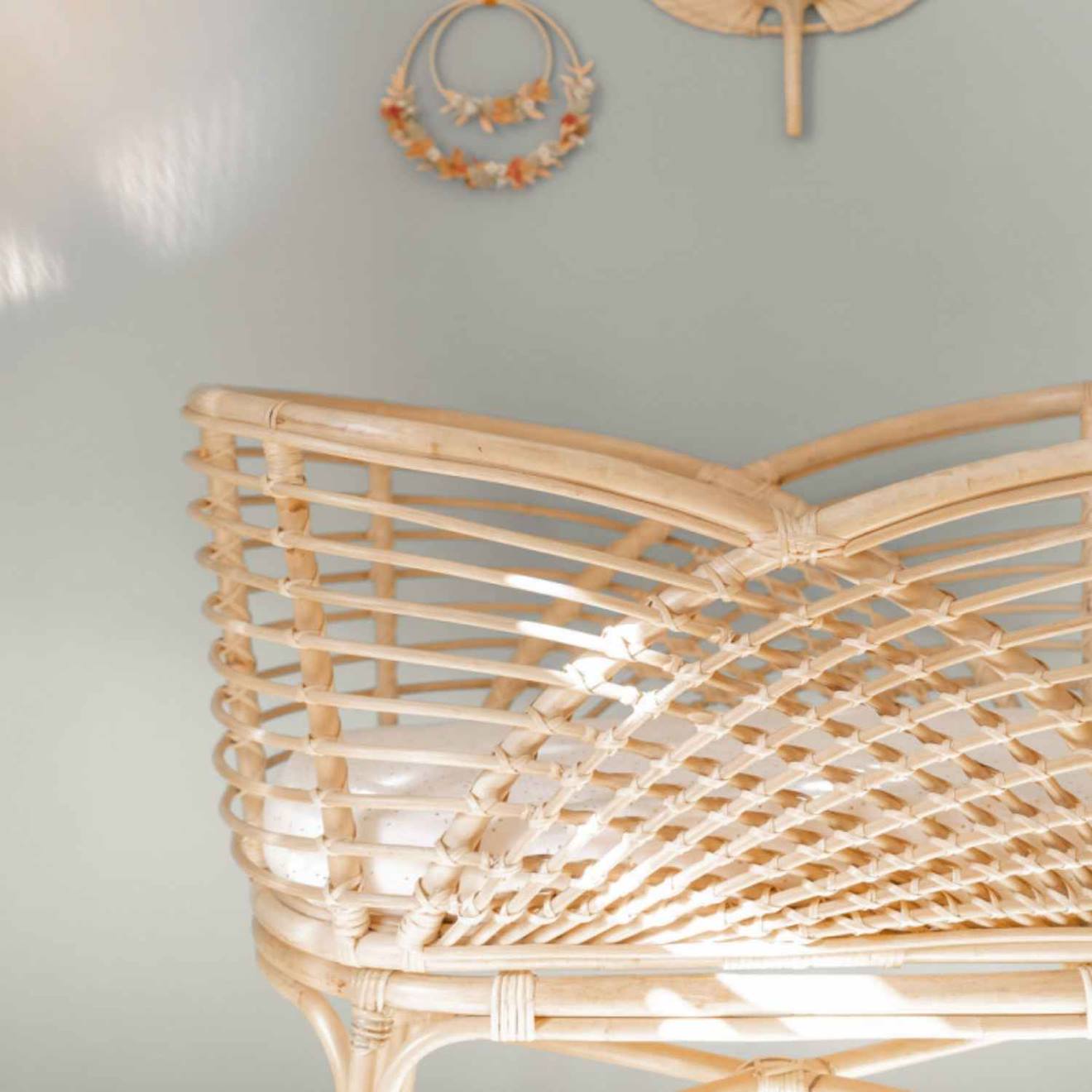 Berceau Bébé Rotin Raja Naturel (Saudara) - Image 1