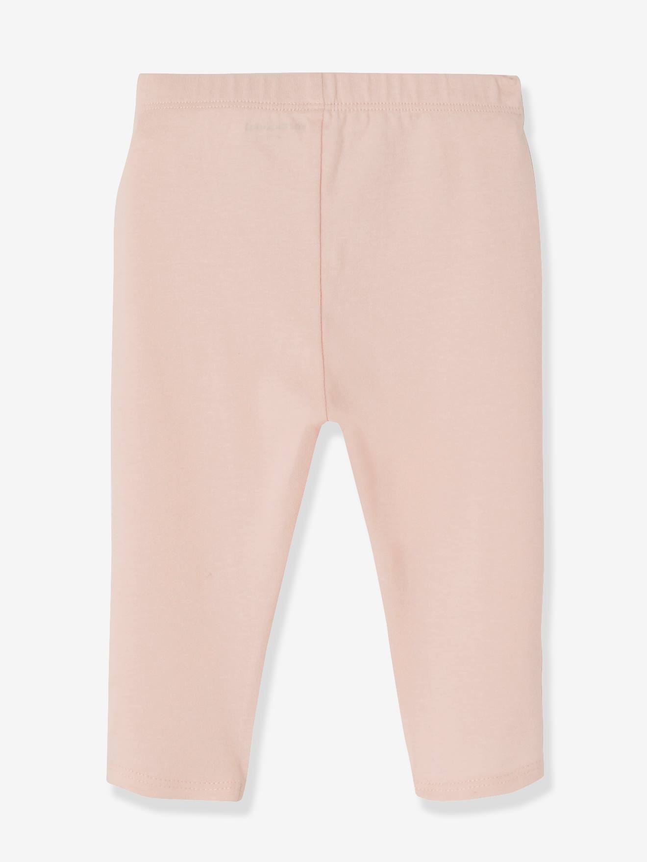 Lot de 2 leggings bébé fille BASICS lot marine grisé (Vertbaudet) - Image 2