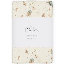 Linge de maison et décoration-Linge de lit enfant-Drap housse en coton sea garden (60 x 120 cm)