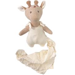 Jouet-Premier âge-Peluche léonie la girafe et son doudou