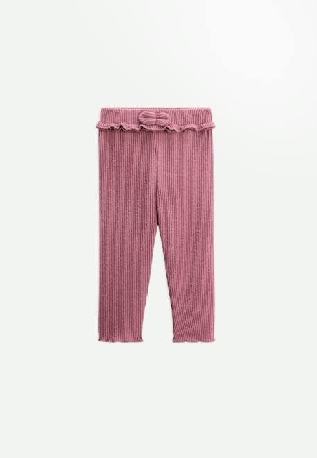 Fille-Legging enfant en tricot matcha