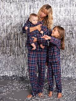 Vêtements de grossesse-Pyjama, homewear-Pyjama femme flanelle noël capsule famille