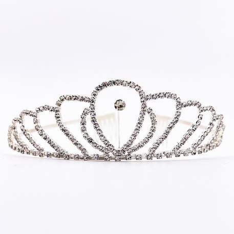Diadème perle argenté enfant déguisement princesse Argent 5 - vertbaudet enfant 