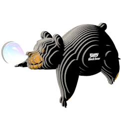 Jouet-Jeux éducatifs-Puzzle 3d - ours noir